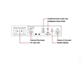 Mipro ACT-101 IR Remote-Controlled Single-Channel Diversity Receiver layout